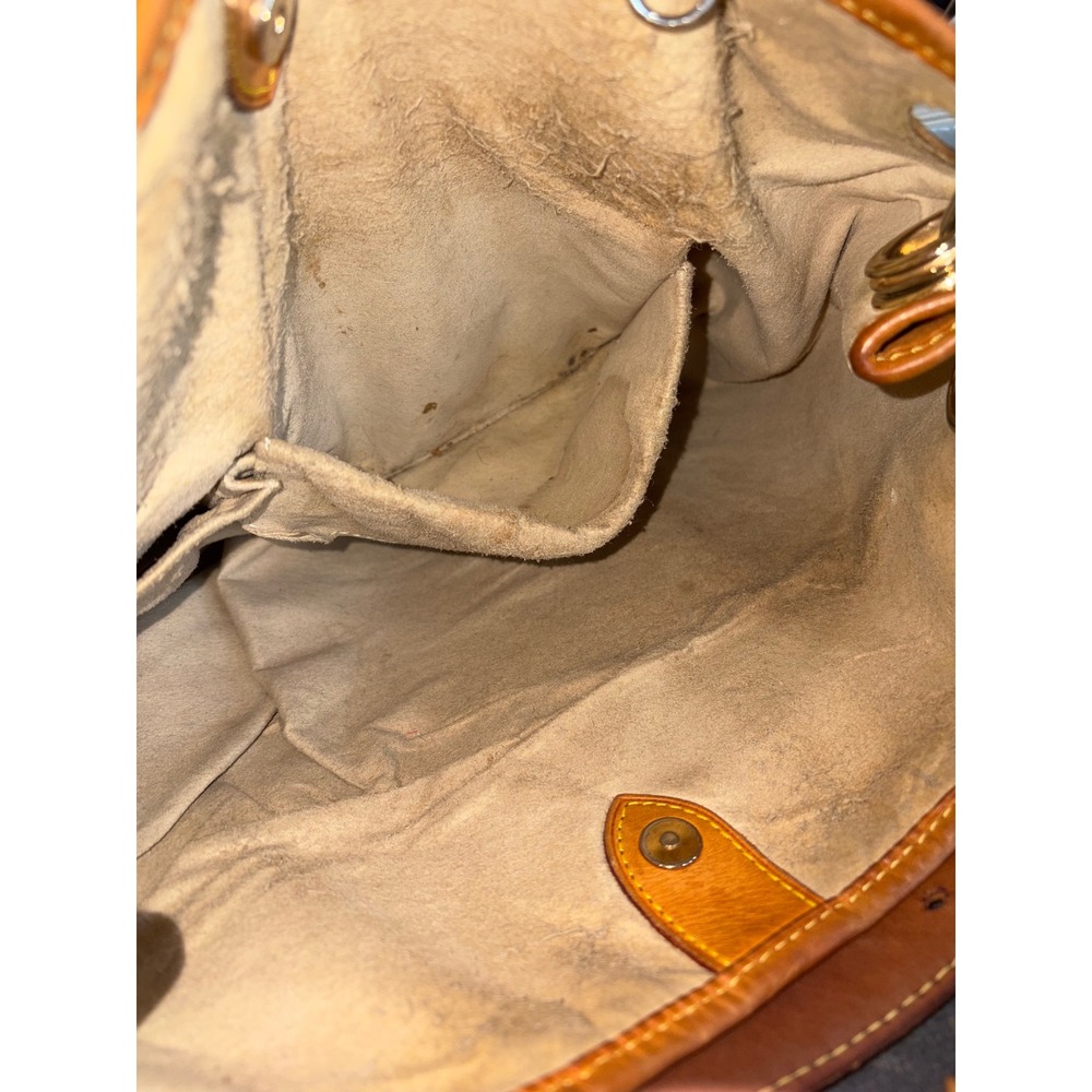 Louis Vuitton Vintage Damier Azur Canvas Hobo Galliera PM Shoulder Bag $1600 - Picture 9 of 16